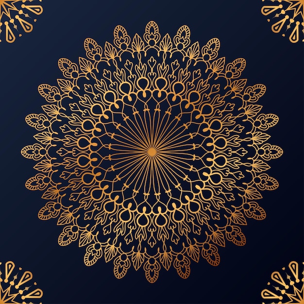 Luxury ornamental mandala design background