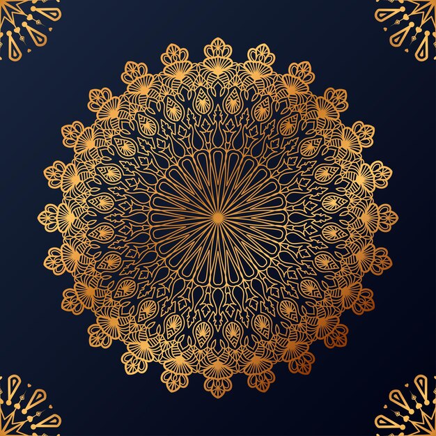 Luxury ornamental mandala design background