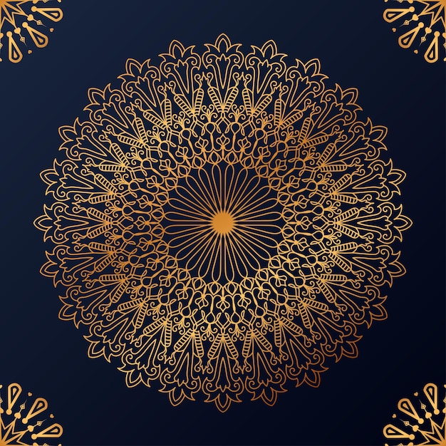 Luxury ornamental mandala design background