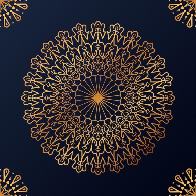 Luxury ornamental mandala design background