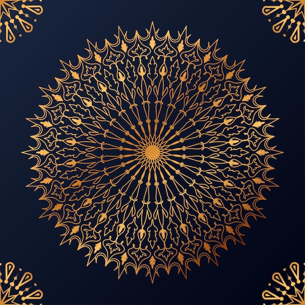 Luxury ornamental mandala design background