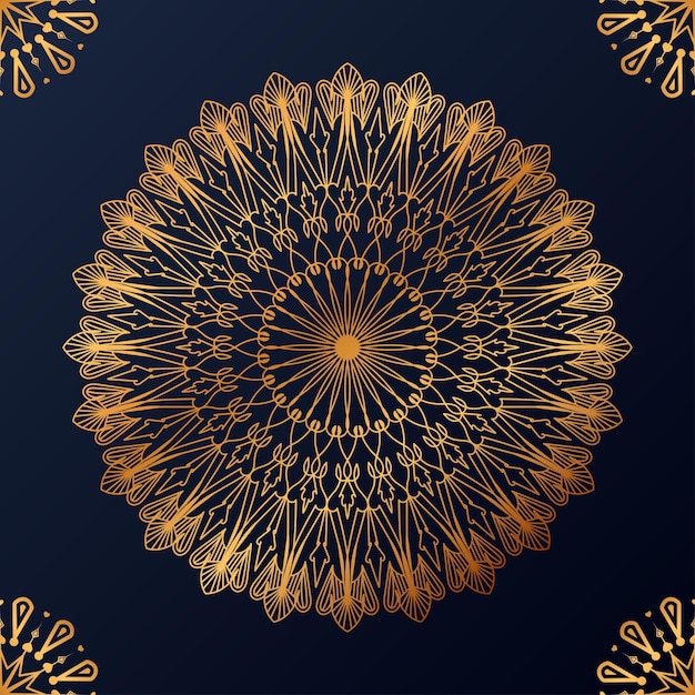 Luxury ornamental mandala design background