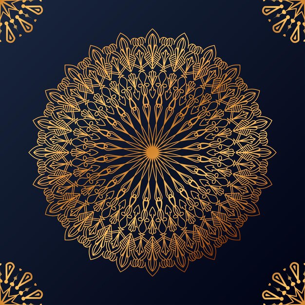 Luxury ornamental mandala design background