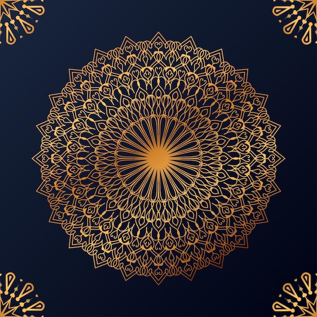 Luxury ornamental mandala design background