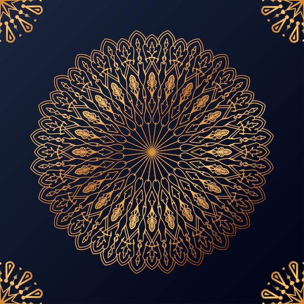 Luxury ornamental mandala design background