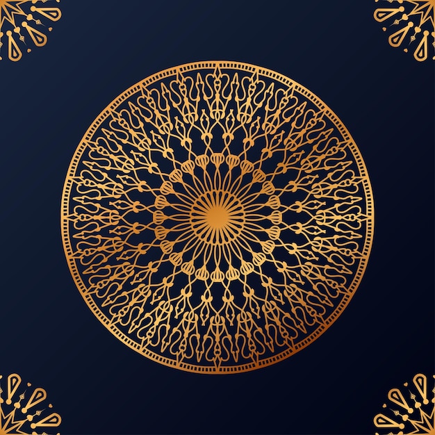 Luxury ornamental mandala design background