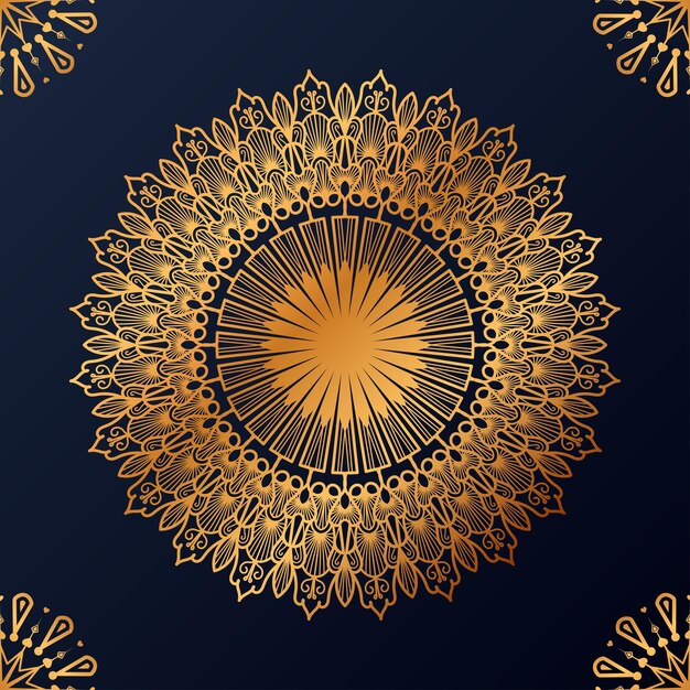 Luxury ornamental mandala design background