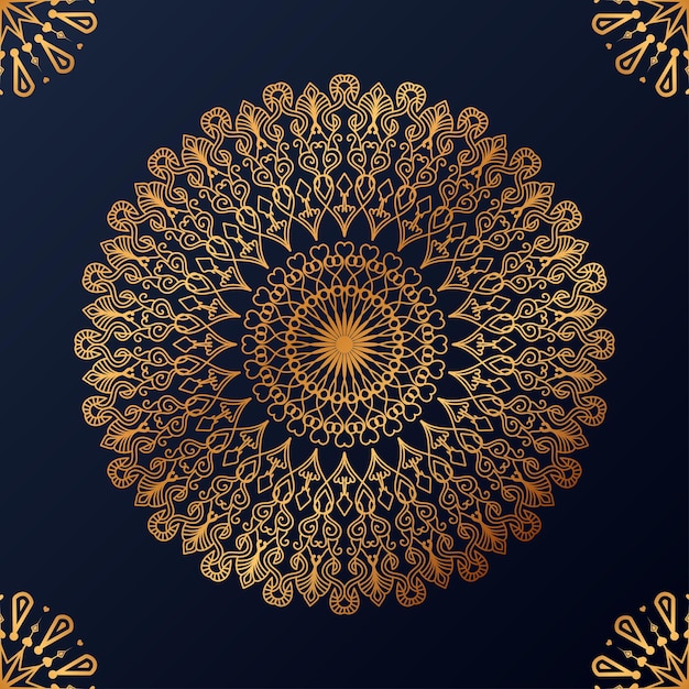 Luxury ornamental mandala design background