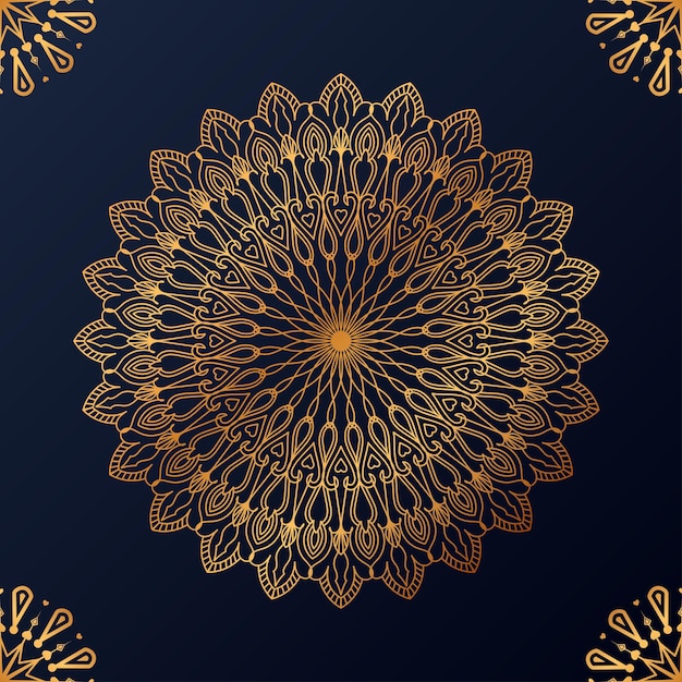 Luxury ornamental mandala design background