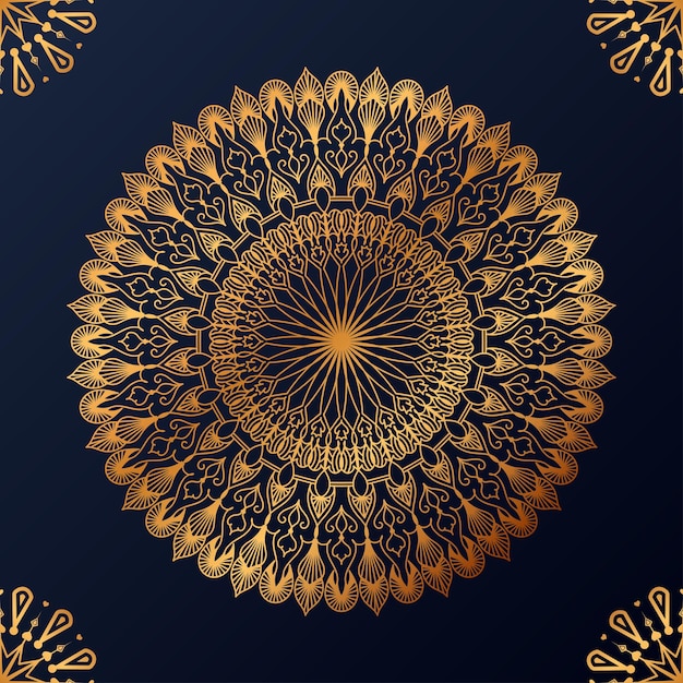 Luxury ornamental mandala design background