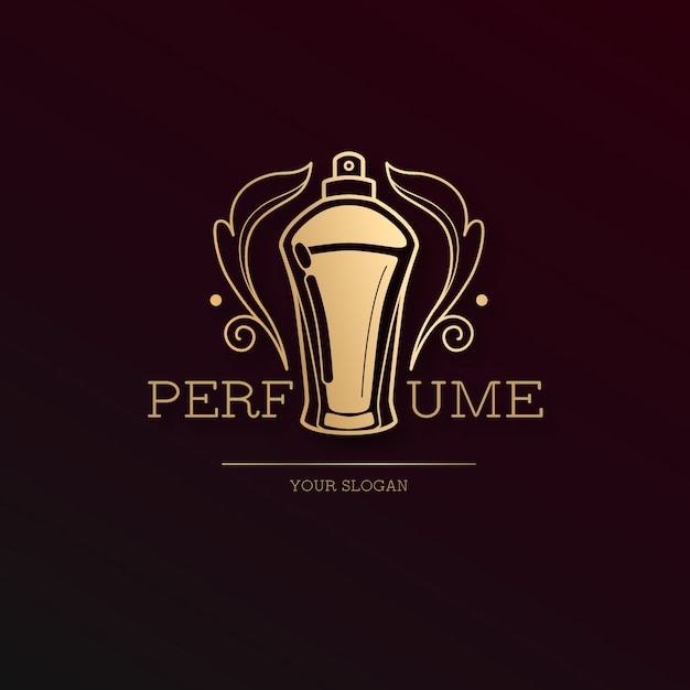 Free Vector luxury perfume logo