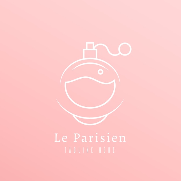 Free Vector luxury perfume logo