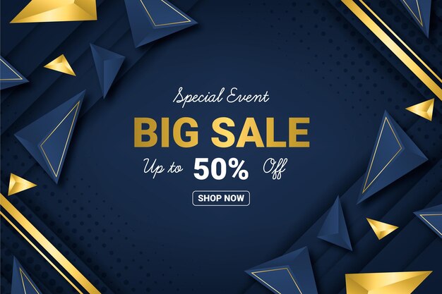 Luxury sale background