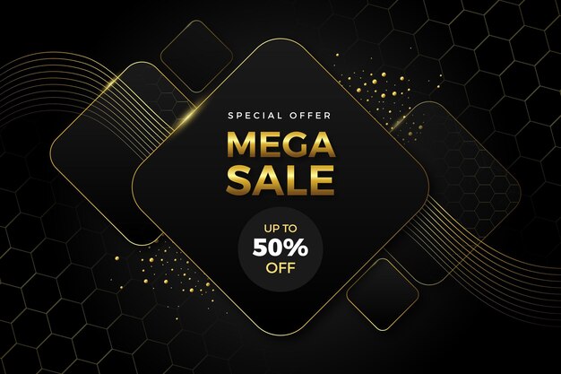 Luxury sale background