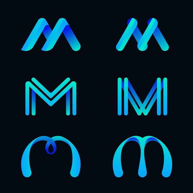 M logo collection