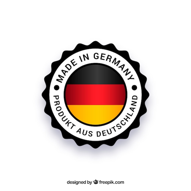 Made in germany label