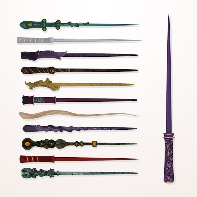 Magic wand collection