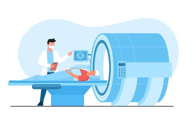 Magnetic resonance imaging tomography (MRI).