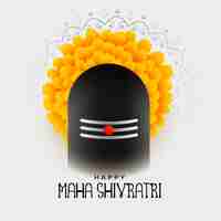 Free vector maha shivratri festival background design