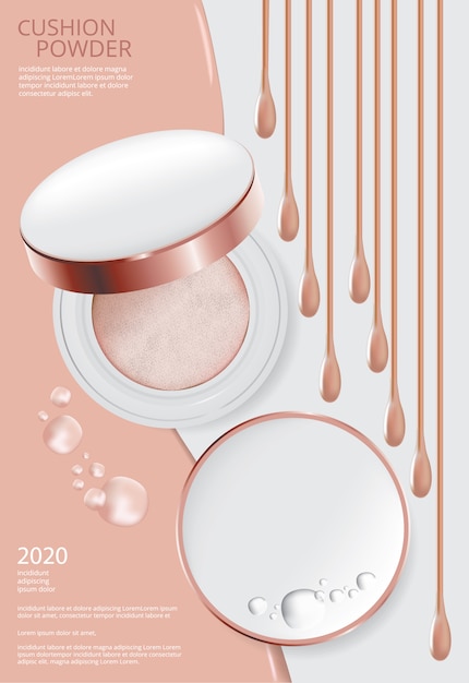 Makeup Powder Cushion Poster Template