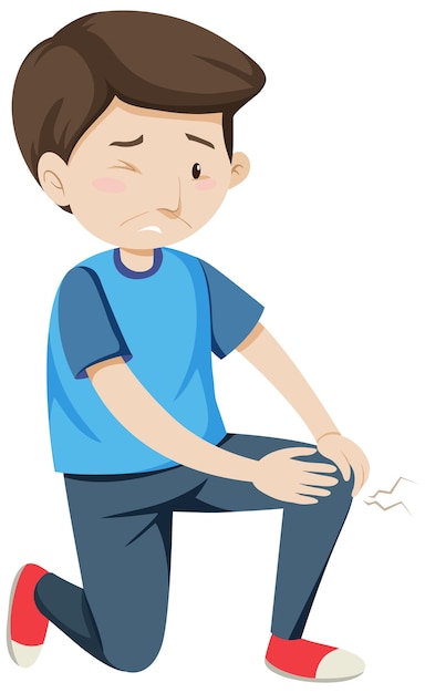 Man having joint pain