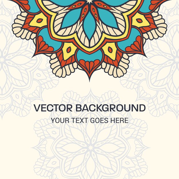 Mandala background design