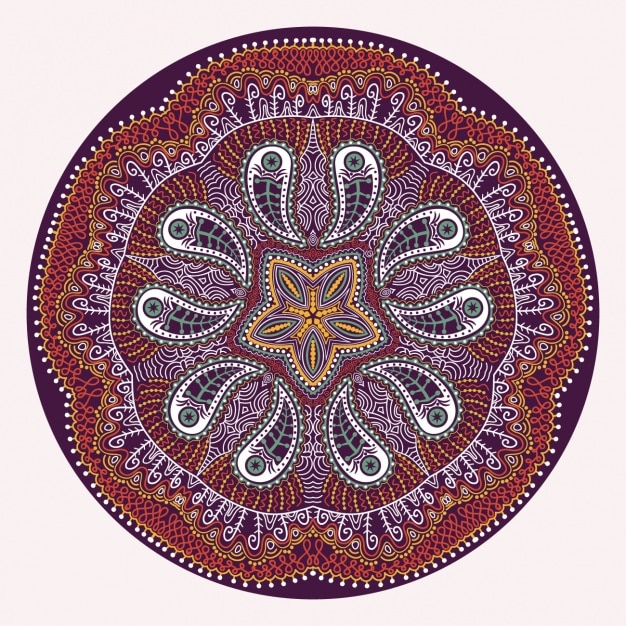 Free Vector mandala background design