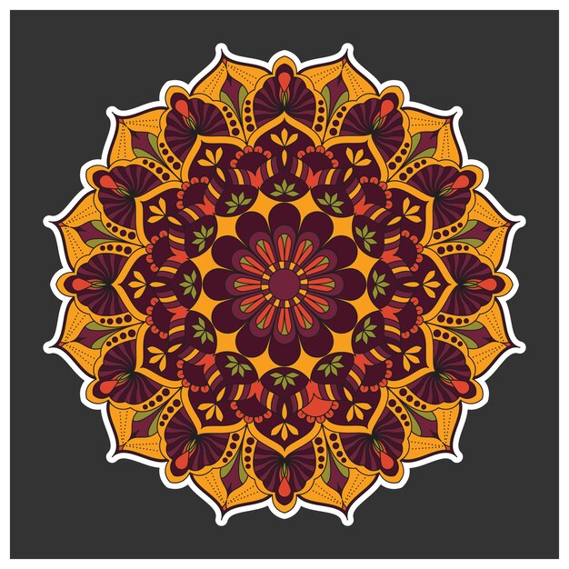 Mandala background design