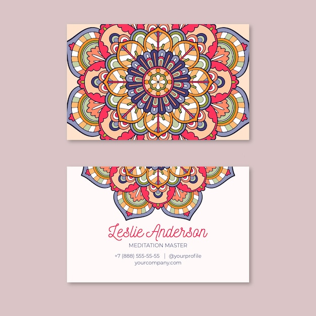 Mandala business card concept