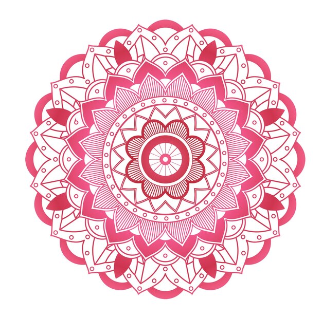 Mandala patterns on isolated background