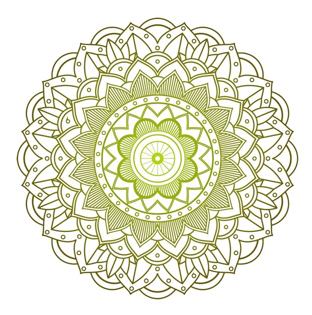 Mandala patterns on isolated background