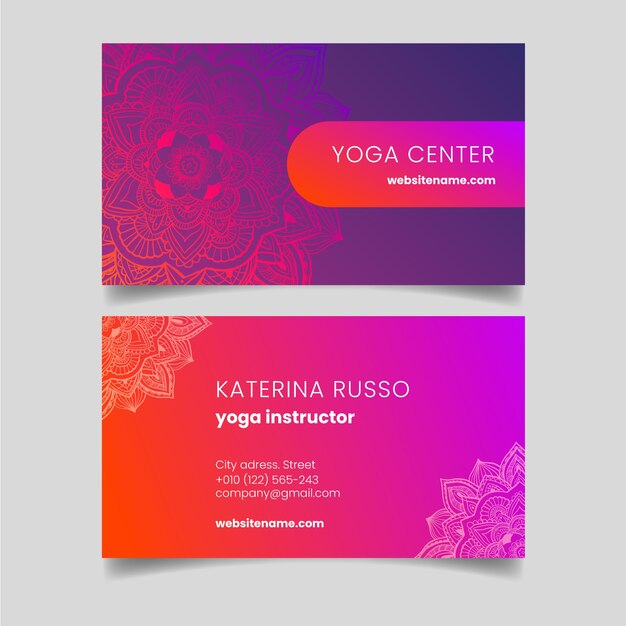 Mandala theme for buisness card template