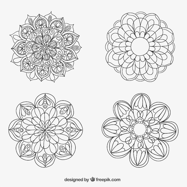 Free Vector mandalas collection