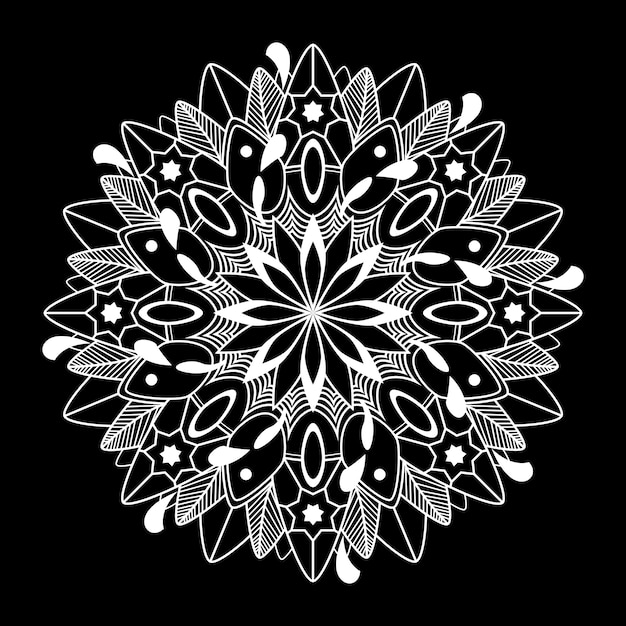 Free vector mandla spiritual pattern