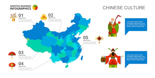 Map Infographics Slide Template