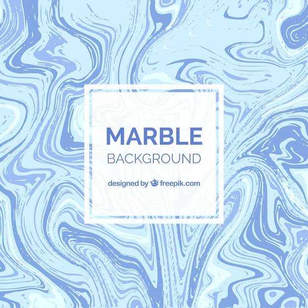 Marble background in blue colour