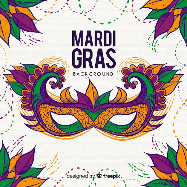 Mardi gras carnival background