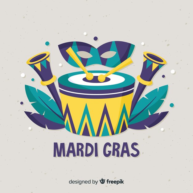 Mardi gras carnival background