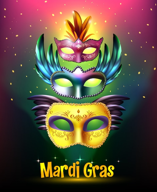 Mardi Gras Carnival Poster