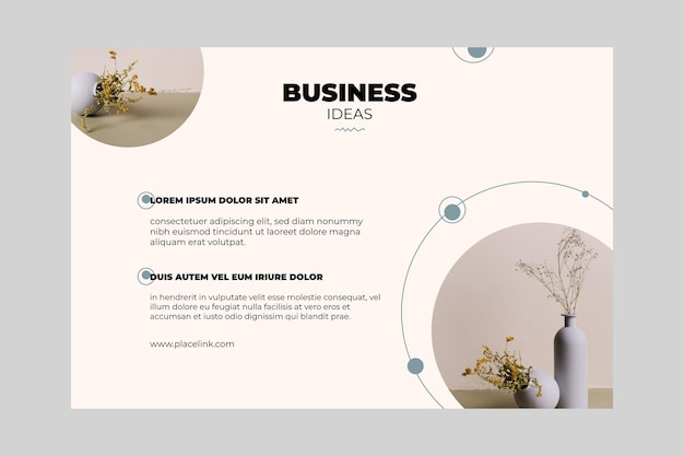 Marketing business banner template