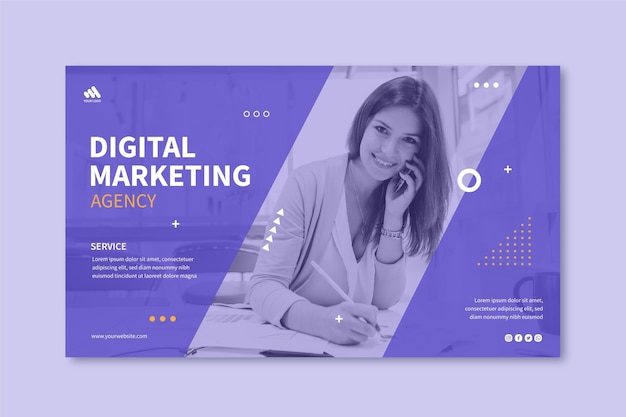 Marketing business banner