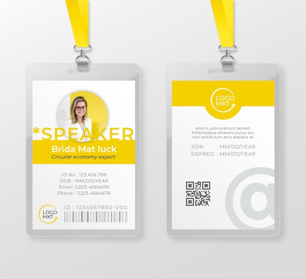 Marketing business id card