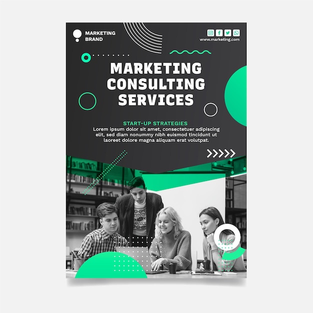 Marketing business poster