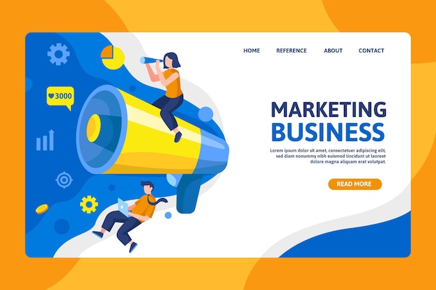 Marketing business seo landing page