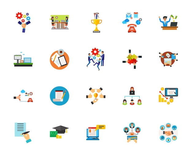 Marketing icon set