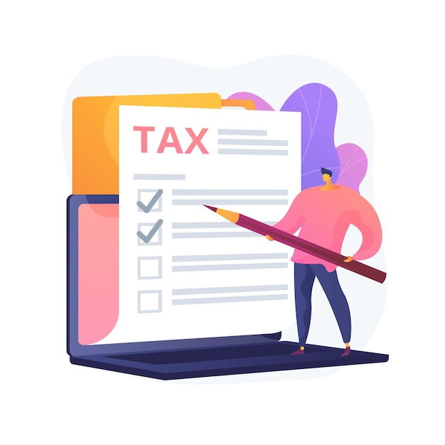 Free Vector marking checkbox on document. tax management. billing obligation. giving permission. approve decision, check box, signature stroke. warranty list. vector isolated concept metaphor illustration.