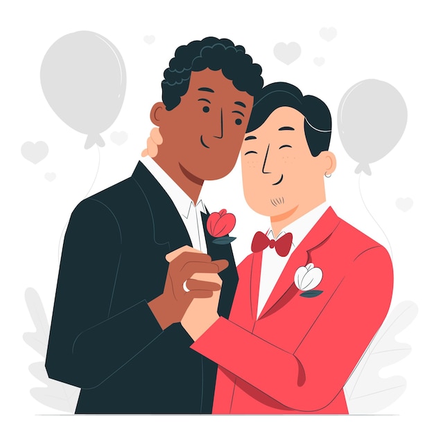 Marriage concept illustration