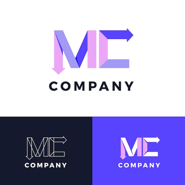 Free Vector mc business logo design