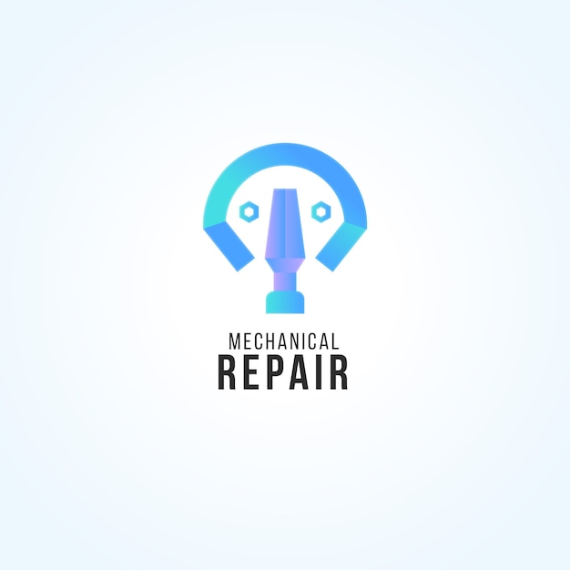 Mechanical repair logo design