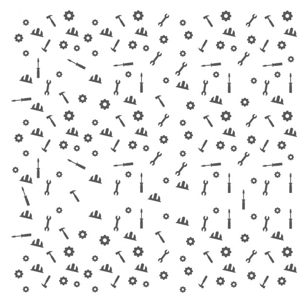 Free Vector mechanical tools pattern